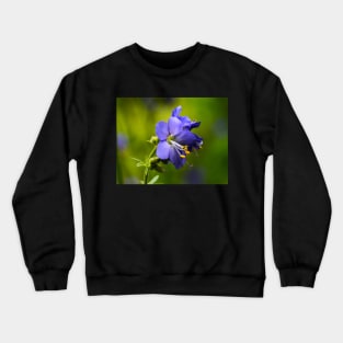 Blue flower Crewneck Sweatshirt